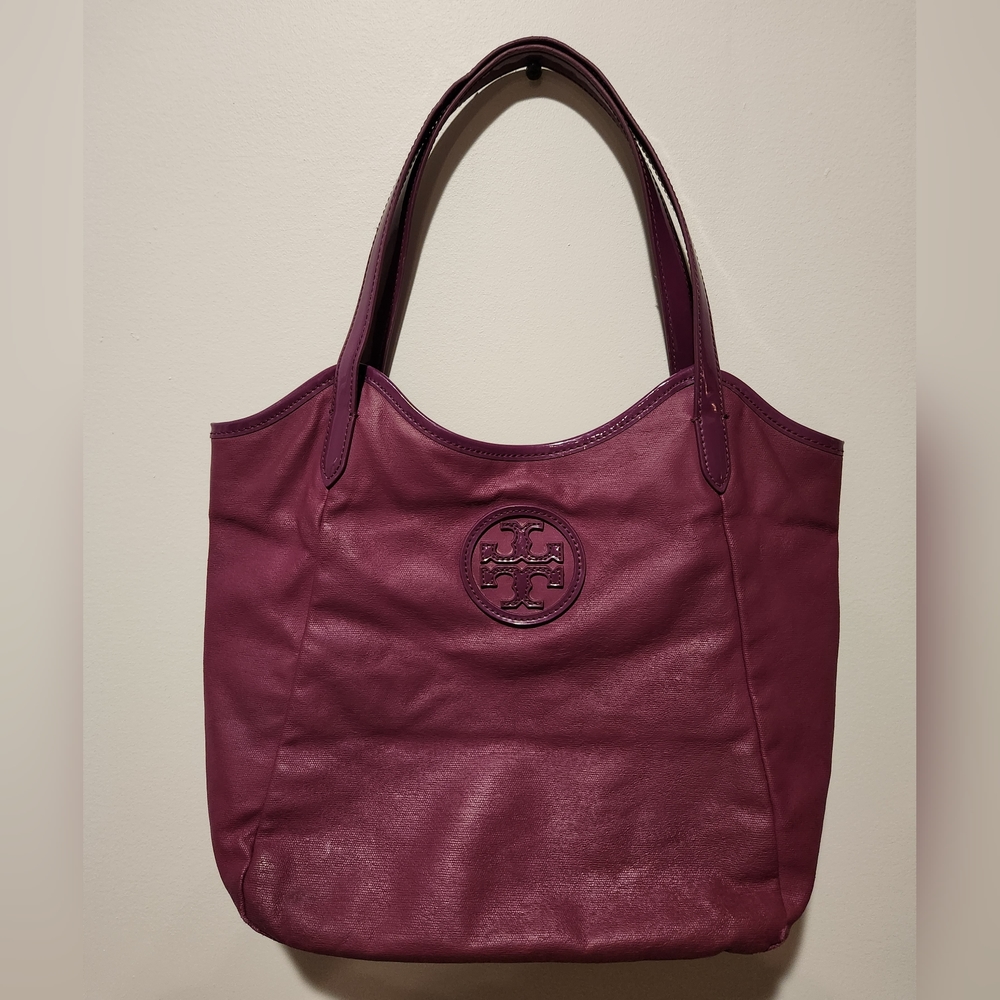 Tory Burch Purple Tote Bag